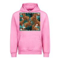 Fuchsia Pink turquoises gemstones cowhide highlands cow Urban Hoodie - BarkalooDesign