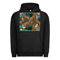 Pigment Black turquoises gemstones cowhide highlands cow Urban Hoodie - BarkalooDesign