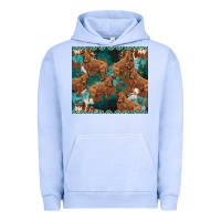 Pigment Grape Ice turquoises gemstones cowhide highlands cow Urban Hoodie - BarkalooDesign