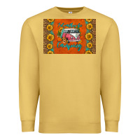 Antique Gold i'd rather be camping skinny metal can holder Premium Sweatshirt - HRA Design Shop