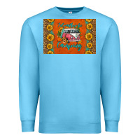 Ocean Blue i'd rather be camping skinny metal can holder Premium Sweatshirt - HRA Design Shop