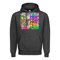 Charcoal Heather fuck this fuck that Zipper Hoodie - RanaPortraitStore