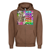 Chestnut fuck this fuck that Zipper Hoodie - RanaPortraitStore