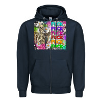 Navy fuck this fuck that Zipper Hoodie - RanaPortraitStore