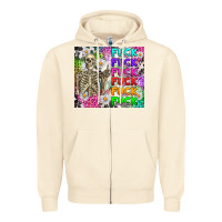 Sandshell fuck this fuck that Zipper Hoodie - RanaPortraitStore