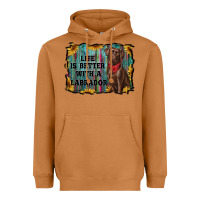 Meerkat life is better with a labrador Heavyweight Hoodie - RanaPortraitStore