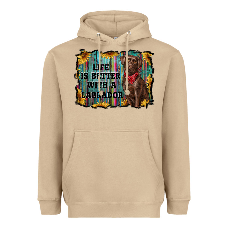 Life Is Better With A Labrador Heavyweight Hoodie by RanaPortraitStore | Teevron