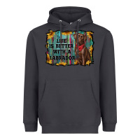 Smoke life is better with a labrador Heavyweight Hoodie - RanaPortraitStore