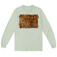 Matcha handdrawn leopard pattern Long Sleeve Tee - BarkalooDesign