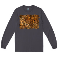 Smoke handdrawn leopard pattern Long Sleeve Tee - BarkalooDesign