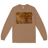 Toasted Coconut handdrawn leopard pattern Long Sleeve Tee - BarkalooDesign