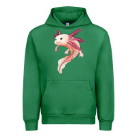 Emerald axolotl Urban Hoodie - Jasminsmagicworld