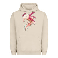 Pigment French Oak axolotl Urban Hoodie - Jasminsmagicworld