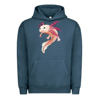 Pigment Midnight Navy axolotl Urban Hoodie - Jasminsmagicworld
