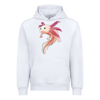 White axolotl Urban Hoodie - Jasminsmagicworld