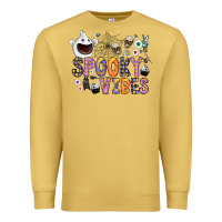 Antique Gold spooky vibes Premium Sweatshirt - CowhideDigitalArt
