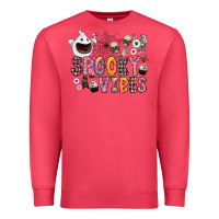 Cardinal spooky vibes Premium Sweatshirt - CowhideDigitalArt
