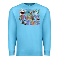 Ocean Blue spooky vibes Premium Sweatshirt - CowhideDigitalArt