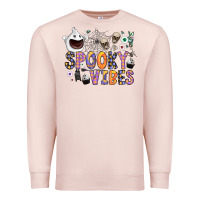 Pale Pink spooky vibes Premium Sweatshirt - CowhideDigitalArt