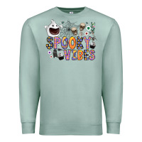 Seafoam spooky vibes Premium Sweatshirt - CowhideDigitalArt