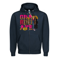 Navy graduate 2023 Zipper Hoodie - RanaPortraitStore