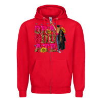 Red graduate 2023 Zipper Hoodie - RanaPortraitStore