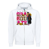 White graduate 2023 Zipper Hoodie - RanaPortraitStore