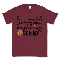 Burgundy be kind Classic Tee - Unal Design