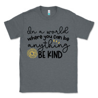 Charcoal Heather be kind Classic Tee - Unal Design