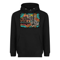 Black life is better with a frenchie Heavyweight Hoodie - RanaPortraitStore