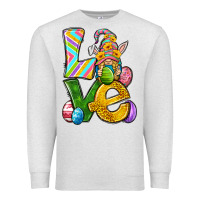 Oatmeal Heather Love gnome Easter Premium Sweatshirt - Neo Western