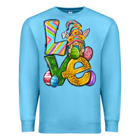 Ocean Blue Love gnome Easter Premium Sweatshirt - Neo Western