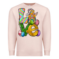 Pale Pink Love gnome Easter Premium Sweatshirt - Neo Western