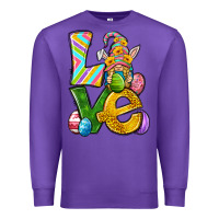 Purple Love gnome Easter Premium Sweatshirt - Neo Western