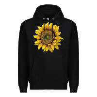 Black sunflower Premium Hoodie - Artiststas