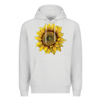 Dove Grey sunflower Premium Hoodie - Artiststas