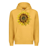 Mustard sunflower Premium Hoodie - Artiststas