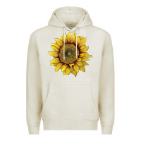 Oatmeal Heather sunflower Premium Hoodie - Artiststas