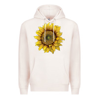 Pale Pink sunflower Premium Hoodie - Artiststas