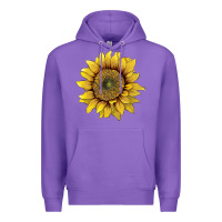 Purple sunflower Premium Hoodie - Artiststas