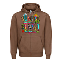Chestnut sunrise sunburn sunset repeat Zipper Hoodie - RanaPortraitStore