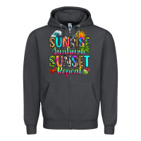 Smoke sunrise sunburn sunset repeat Zipper Hoodie - RanaPortraitStore
