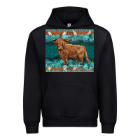 Black turquoises gemstones cowhide highland cow Urban Hoodie - BarkalooDesign