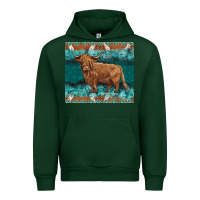 Forest Green turquoises gemstones cowhide highland cow Urban Hoodie - BarkalooDesign