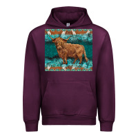 Mauve Wine turquoises gemstones cowhide highland cow Urban Hoodie - BarkalooDesign
