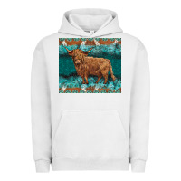 Pigment Lunar Rock turquoises gemstones cowhide highland cow Urban Hoodie - BarkalooDesign