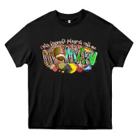 Black My Favorite Players Call Me Mawmaw Heavy Core Tee - CowhideDigitalArt