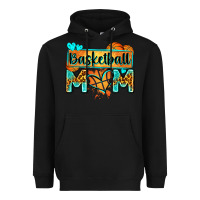 Black basketball mom with leopard Heavyweight Hoodie - Zillion Design Studio