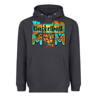 Smoke basketball mom with leopard Heavyweight Hoodie - Zillion Design Studio