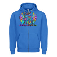 True Royal don't stop believin' hold on to that feelin' Zipper Hoodie - RanaPortraitStore